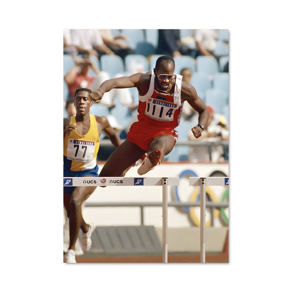 Poster Edwin moses – affiche Athlétisme